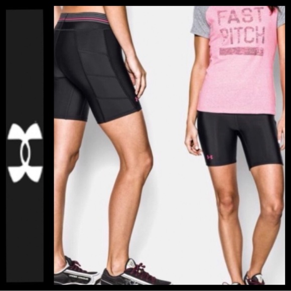 NWOT UA Women’s Strike Zone Slider Shorts - Picture 2 of 6